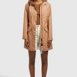Besorgen ⭐ Khujo LAUREN - Trenchcoat - Toffee, Damen 👏 -Khujo Verkaufsladen a96896901cd94f5ea9661d05e2ee3c2b