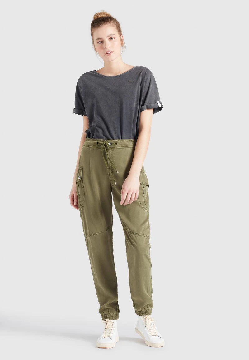 Aktion ๐ Khujo JOSLIN - Cargohose - Khaki Gewaschen, Damen ๐ 1 Aktion ๐ Khujo JOSLIN - Cargohose - Khaki Gewaschen, Damen ๐