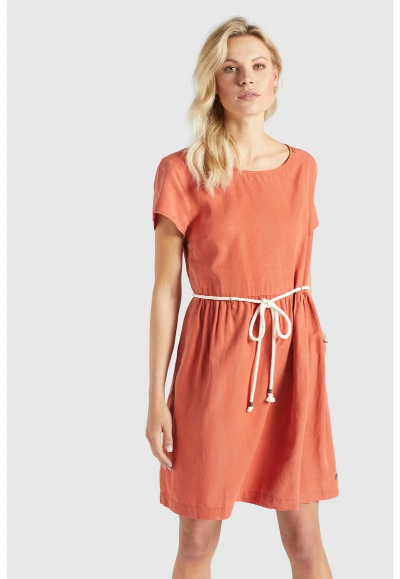 Billig 🥰 Khujo ASBA - Freizeitkleid - Terrakotta, Damen ❤️ 1 Billig 🥰 Khujo ASBA - Freizeitkleid - Terrakotta, Damen ❤️