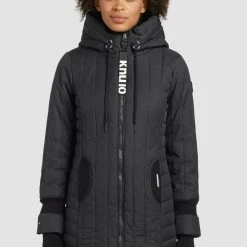 Bestpreis 😉 Khujo JERRY PRIME5 STRUCTURED - Wintermantel - Grau, Damen ⭐