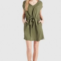 Blitzangebot ✔️ Khujo ANNELI - Jeanskleid - Khaki Gewaschen, Damen 🎁 -Khujo Verkaufsladen ab5b42d7a9ec41249def156244fa4101
