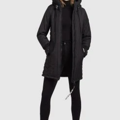 Angebote ✔️ Khujo JERRY PRIME5 STRUCTURED - Wintermantel - Schwarz, Damen 🧨 -Khujo Verkaufsladen ac1e81f338b44ddfba2f4d08f9de7745