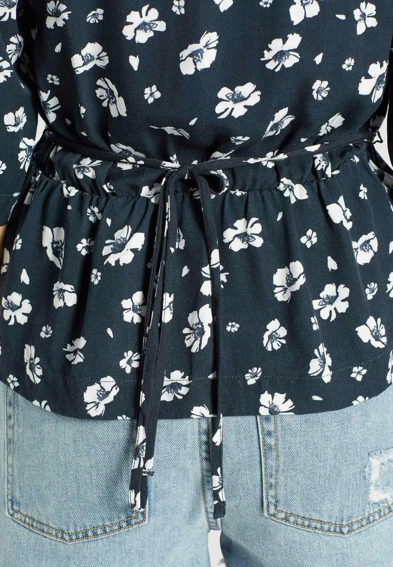 Billig ⌛ Khujo RINALDA - Bluse - Blau Weiß Geblümt, Damen 💯 7 Billig ⌛ Khujo RINALDA - Bluse - Blau Weiß Geblümt, Damen 💯 – Bild 7