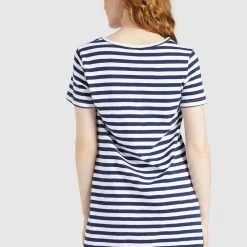 Budget 😉 Khujo VAISHALI - Jerseykleid - Blau Gestreift, Damen 🌟 -Khujo Verkaufsladen ad64b65d0e7141028ca6c53edc21902a