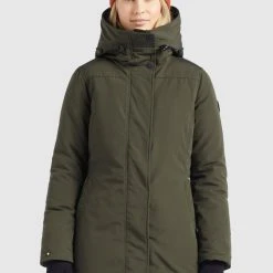 Blitzangebot ⭐ Khujo KANDA - Wintermantel - Dunkeloliv, Damen ✨