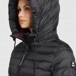 Auslauf 🥰 Khujo LOVINA2 SHINE - Leichte Jacke - Schwarz, Damen 💯 -Khujo Verkaufsladen ae2a16edc11b47f4860f4e91257f8e1c