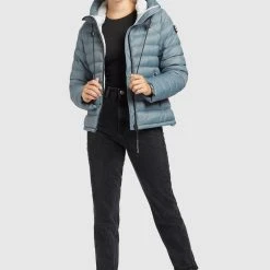 Coupon 🛒 Khujo LOVINA2 SHINE - Leichte Jacke - Blaugrau, Damen 🥰 -Khujo Verkaufsladen ae9585072bfb439c8fe1c0b7d2cd290d