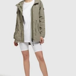 Schlussverkauf 🤩 Khujo CAIMA - Parka - Graugrün, Damen ❤️ -Khujo Verkaufsladen afc99f77b2c84cf59f3003fab0256c7f