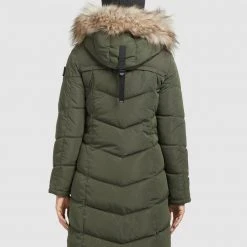 Schlussverkauf 💯 Khujo LUBECK LONG5 - Wintermantel - Dunkeloliv, Damen 🎉 -Khujo Verkaufsladen b00a8e95206c45228f44d4a0041b03f3