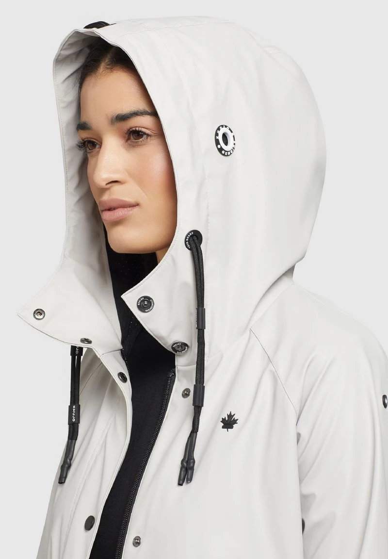 Blitzangebot 🤩 Khujo ODELIE - Regenjacke / Wasserabweisende Jacke - Hellgrau, Damen 🔔 6 Blitzangebot 🤩 Khujo ODELIE - Regenjacke / Wasserabweisende Jacke - Hellgrau, Damen 🔔 – Bild 6