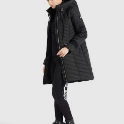 Schlussverkauf ✔️ Khujo MANTEL TOOTS STRUCTURED - Wintermantel - Schwarz, Damen 👏 -Khujo Verkaufsladen b0eb3be66bf941d2a12b19f725793509