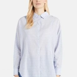 Aktion ✨ Khujo HINDE - Hemdbluse - Blue/white, Damen 💯 -Khujo Verkaufsladen b184011f3b9245889130cc26588ba70b