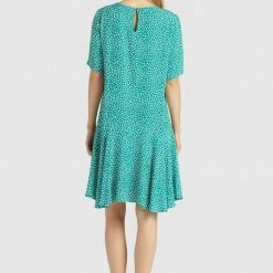 Neu 🎁 Khujo AVARU - Freizeitkleid - Turquoise, Damen ❤️ -Khujo Verkaufsladen b1f62e5b986d45ea8c1cd6b4f606346b
