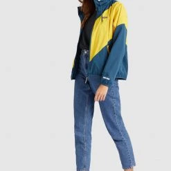 Aktion ✔️ Khujo AKAMU - Leichte Jacke - Denim Blue/yellow, Damen ✔️ -Khujo Verkaufsladen b21c0989e4fb4073973bade40110992f