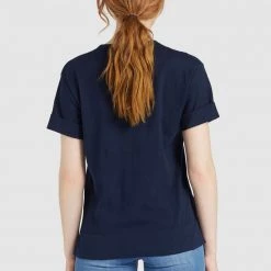 Rabatt 🔔 Khujo ALLMUT - T-Shirt Basic - Dark Blue, Damen 🎉 -Khujo Verkaufsladen b287f436e993458ca4ac405ebc6ae3f8
