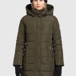 Großhandel ✔️ Khujo DELINAS2 - Wintermantel - Dunkeloliv, Damen 🔔