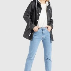 Rabatt 👏 Khujo ALICIA - Parka - Schwarz, Damen ✨ -Khujo Verkaufsladen b4a8afa887da4a83b2bc85ebb670b75b