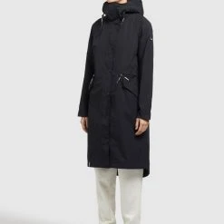 Aktion 😍 Khujo MARNIA - Parka - Schwarz, Damen ⌛ -Khujo Verkaufsladen b50a9253f99640ecad0aefceffb6ae3e