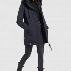 Am billigsten 🛒 Khujo VIONA2 - Wintermantel - Dunkelblau, Damen 🔥 -Khujo Verkaufsladen b646ca7ae11a40af95c7c6d21bc5591b
