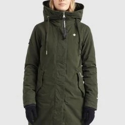 Blitzangebot ✨ Khujo MARINA - Wintermantel - Dunkelgrün, Damen ✔️