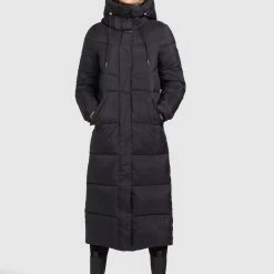 Brandneu 👍 Khujo SHIMANTA - Wintermantel - Schwarz, Damen 😀 -Khujo Verkaufsladen b9e93dd9163b4625a53965be87903b9e