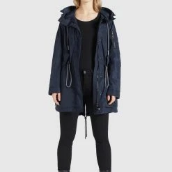 Coupon ⌛ Khujo CATHARINA - Parka - Dunkelblau, Damen 👏 -Khujo Verkaufsladen badb78d5637e4722b48f50da9adbe679