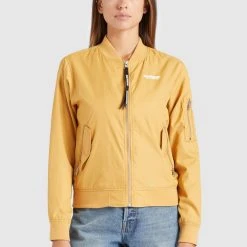 Neu 😍 Khujo KALIA - Bomberjacke - Beige/yellow, Damen 🧨