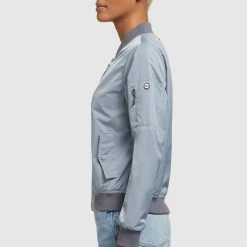 Blitzangebot 🌟 Khujo STENCE - Bomberjacke - Blaugrau Hell, Damen ❤️ -Khujo Verkaufsladen bc00d5d0fb3d49c5b825f267818de236