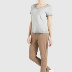 Am billigsten 😉 Khujo BARU - T-Shirt Basic - Grau, Damen 😉 -Khujo Verkaufsladen bc1fdd96a5484181a59e2a04e0be30a8