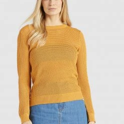 Rabatt 💯 Khujo COSIMA - Strickpullover - Yellow, Damen ❤️