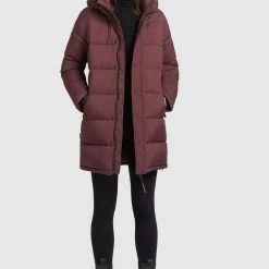 Am billigsten 😉 Khujo WENCKE MATT - Wintermantel - Weinrot, Damen ✔️ -Khujo Verkaufsladen bdca01fe1b54408ea8948a9bcf8d2b14