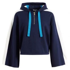 Rabatt 🎁 Khujo ZENGINA - Kapuzenpullover - Blue/white, Damen ✔️ -Khujo Verkaufsladen bf54a8a76b634c72b6df263b68811dba