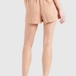 Brandneu ✨ Khujo INDIRA - Shorts - Aprikot Gewaschen, Damen ✨ -Khujo Verkaufsladen bf977878981742adbd2eccd01010472a