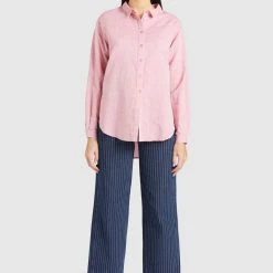 Beste Bewertungen von ✨ Khujo SAHAR - Hemdbluse - Koralle, Damen 👍