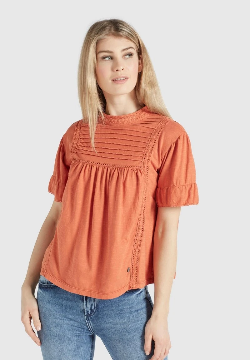 Bestpreis 🎉 Khujo TINCA - Bluse - Terrakotta, Damen 🔥 1 Bestpreis 🎉 Khujo TINCA - Bluse - Terrakotta, Damen 🔥