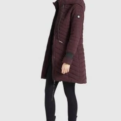 Brandneu 🌟 Khujo TOOTS PEACHED - Wintermantel - Weinrot, Damen 😀 -Khujo Verkaufsladen c0be2afc72ee41ccb6be97111b78a77e