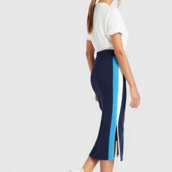 Auslauf 🧨 Khujo ROCK PRATA - Bleistiftrock - Blue/white, Damen 🎉 -Khujo Verkaufsladen c16b857c8a7b47cb9c6586735c8b604d