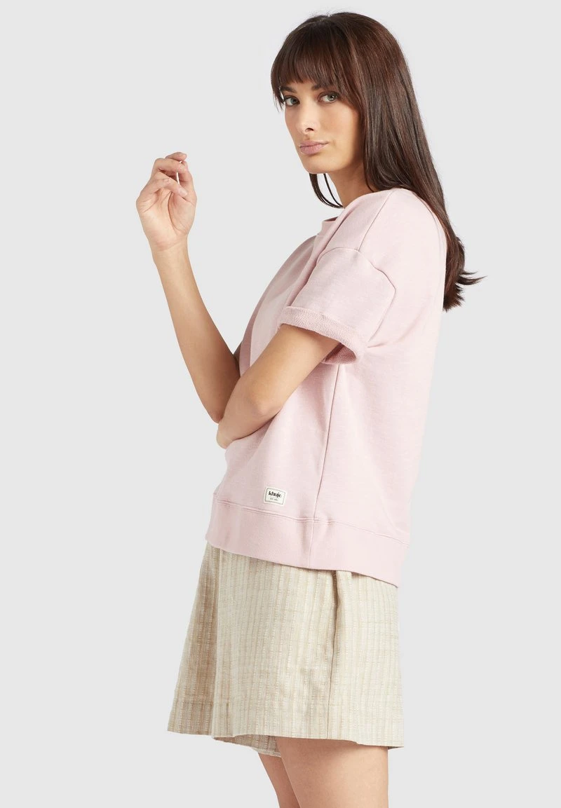 Auslauf 🥰 Khujo MALEA - T-Shirt Basic - Pink, Damen ✨ 4 Auslauf 🥰 Khujo MALEA - T-Shirt Basic - Pink, Damen ✨ – Bild 4