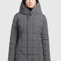 Am billigsten 💯 Khujo SILLA - Winterjacke - Grau, Damen ✔️