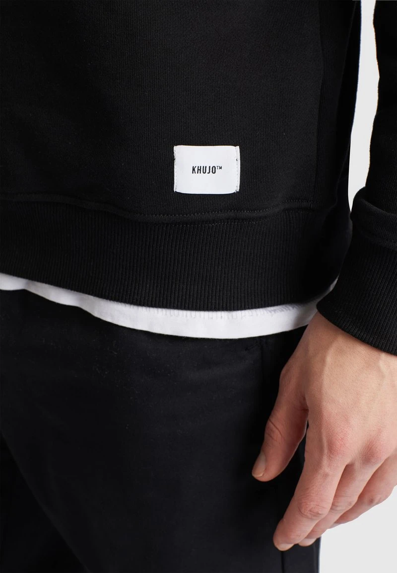 Großhandel ⌛ Khujo KANYE - Sweatshirt - Black, Herren ✔️ 6 Großhandel ⌛ Khujo KANYE - Sweatshirt - Black, Herren ✔️ – Bild 6