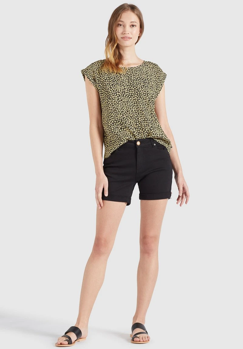 Billig ✨ Khujo LOMBA - Bluse - Schwarz-gelb Geblümt, Damen ✨ 7 Billig ✨ Khujo LOMBA - Bluse - Schwarz-gelb Geblümt, Damen ✨ – Bild 7