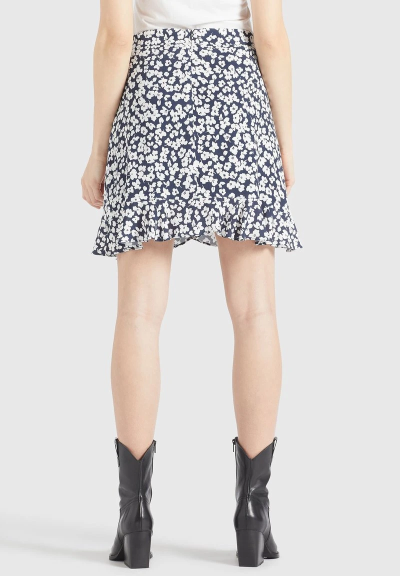 Schlussverkauf 😀 Khujo UNDINE - A-Linien-Rock - Dunkelblau-weiß Geblümt, Damen 🌟 3 Schlussverkauf 😀 Khujo UNDINE - A-Linien-Rock - Dunkelblau-weiß Geblümt, Damen 🌟 – Bild 3