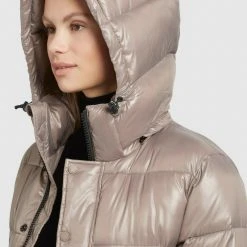 Budget 🛒 Khujo CORINNA SHINY - Wintermantel - Taupe Glänzend, Damen ⌛ -Khujo Verkaufsladen c675faef9b2d4c45802a51fe3b296a96