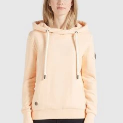 Coupon 😀 Khujo TESIA - Kapuzenpullover - Apricot, Damen 🔔