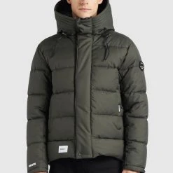 Coupon ⌛ Khujo SAVOR - Winterjacke - Dunkeloliv, Herren 💯