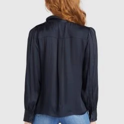 Rabatt 🧨 Khujo ASNAT - Bluse - Dark Blue, Damen 🥰 -Khujo Verkaufsladen c91a01137cf34ecda89031e4456fc539