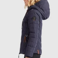 Coupon 😉 Khujo EIJA - Winterjacke - Dunkelblau, Damen ✔️ -Khujo Verkaufsladen c96dbc25d2564ee9a0f1f56720b511c9