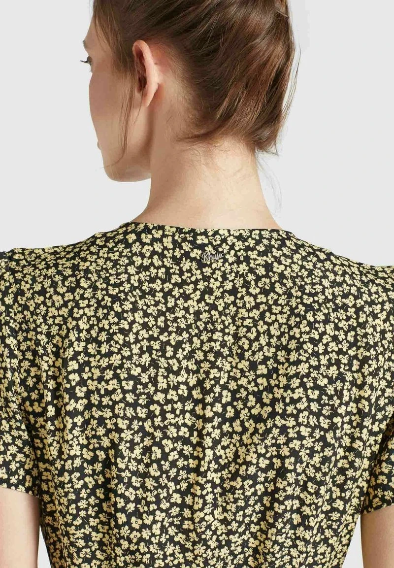 Bestes Angebot 👍 Khujo PORGY - Freizeitkleid - Schwarz-gelb Geblümt, Damen 🌟 6 Bestes Angebot 👍 Khujo PORGY - Freizeitkleid - Schwarz-gelb Geblümt, Damen 🌟 – Bild 6