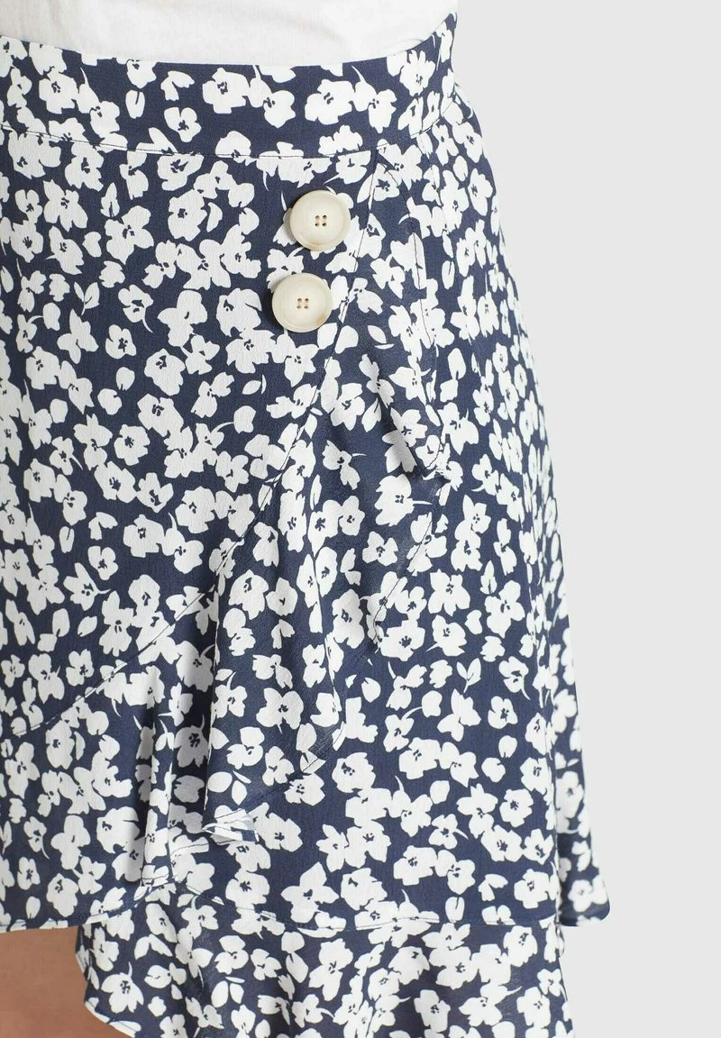 Schlussverkauf 😀 Khujo UNDINE - A-Linien-Rock - Dunkelblau-weiß Geblümt, Damen 🌟 4 Schlussverkauf 😀 Khujo UNDINE - A-Linien-Rock - Dunkelblau-weiß Geblümt, Damen 🌟 – Bild 4