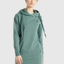 Auslauf ✨ Khujo HALOUMA - Freizeitkleid - Aqua Gewaschen, Damen 🔥